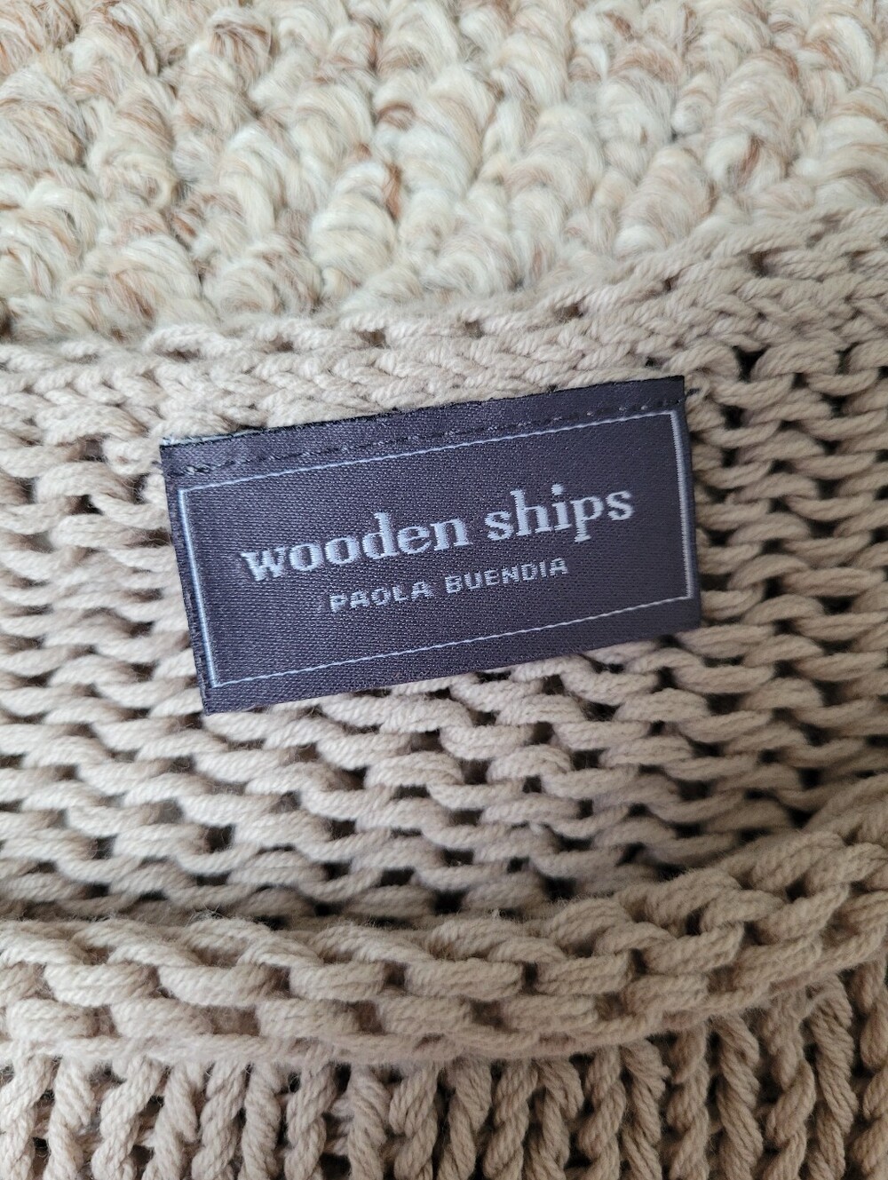 Wooden Ships Knit Cotton Blend Sweater.  Retail Price $148 - Picture 5 of 6